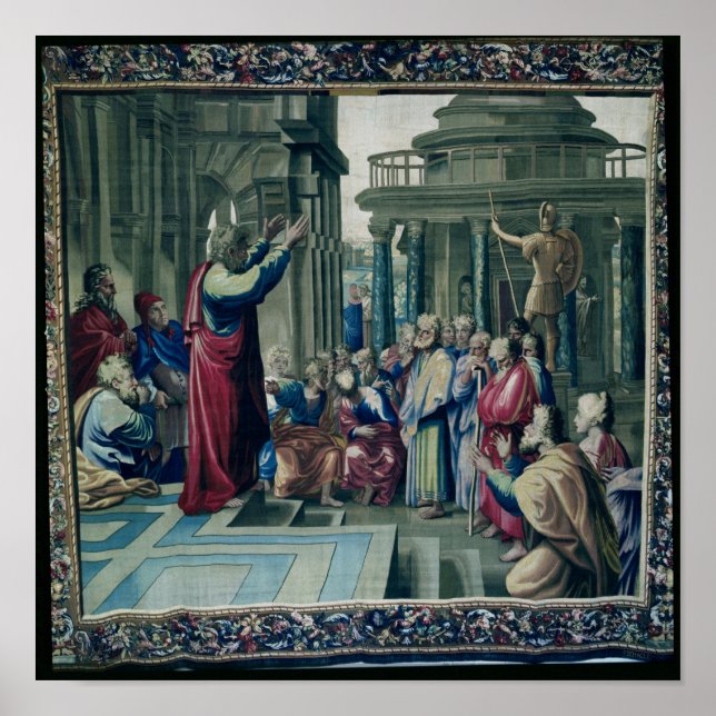 Poster St. Paul Preaching at the Areopagus (Frente)