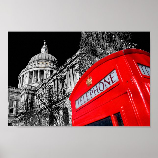Poster St Paul's Cathedral London England UK (Frente)