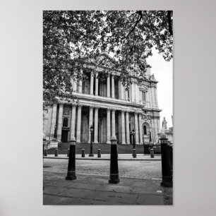Poster St. Paul's Cathedral, London UK 8" x 12" Print