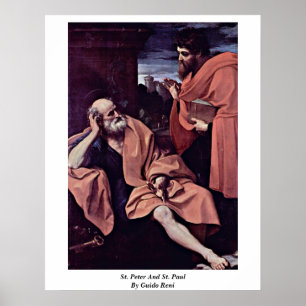 Pôster St Peter e St Paul por Guido Reni