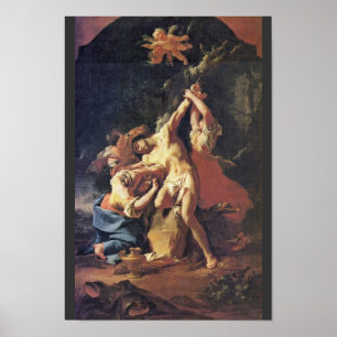 Pôster St. Sebastian e mulheres por Troger Paul