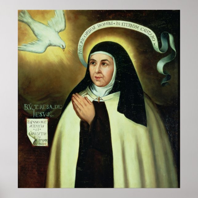 Poster St. Theresa of Avila  1570 (Frente)