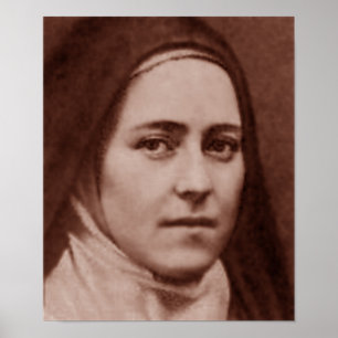 Poster St.Therese de Lisieux.