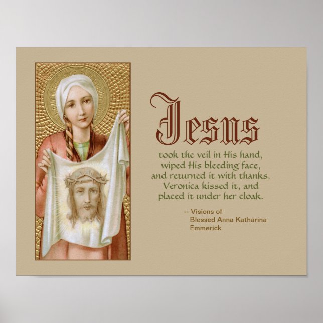 Poster St. Veronica of Jerusalem (JM 60) (Frente)