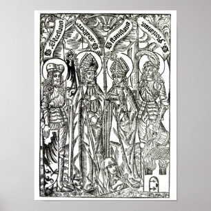 Poster St. Wenceslaus, Adalbert, St. Florian de