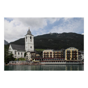 Pôster St.Wolfgang am Wolfgangsee, Salzburg Österreich