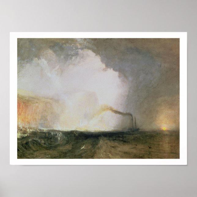 Pôster Staffa, Caverna de Fingal, 1832 (óleo na canvas) (Frente)