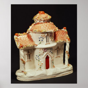 Pôster Staffordshire cottage, c. 1860