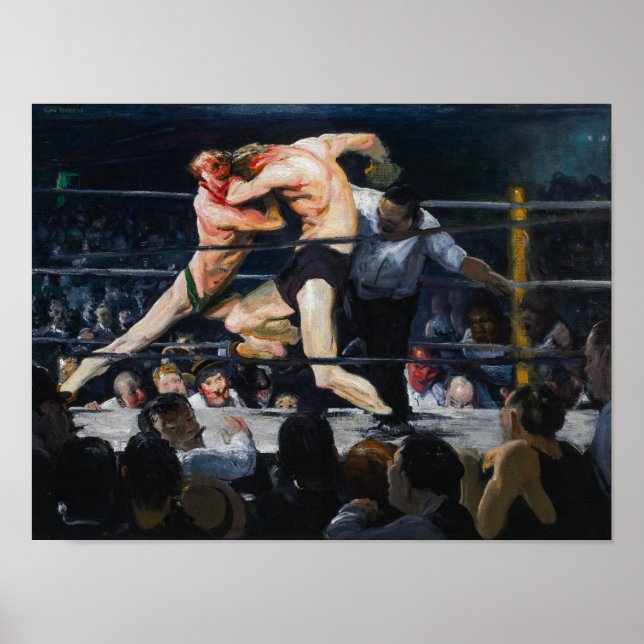 Poster Stag na Sharkey's | George Bellows | (Frente)