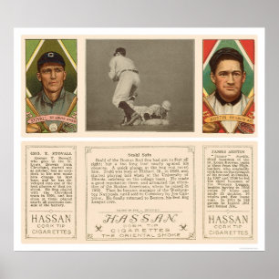 Poster Stahl Red Sox bronzeia o basebol 1912