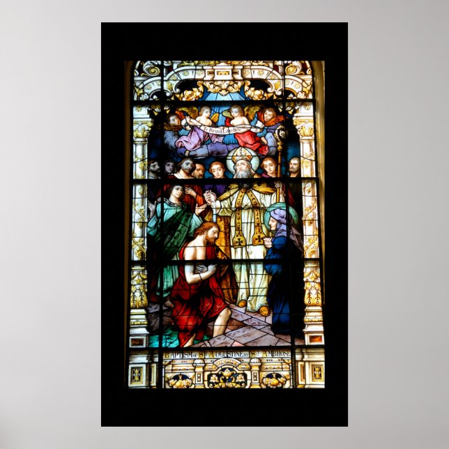 Poster stain glass window (Frente)