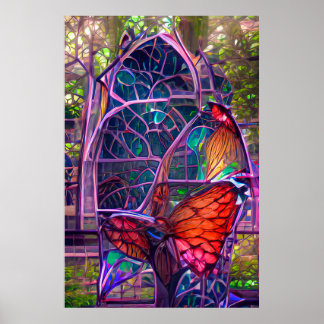 Poster Stained Glass V1