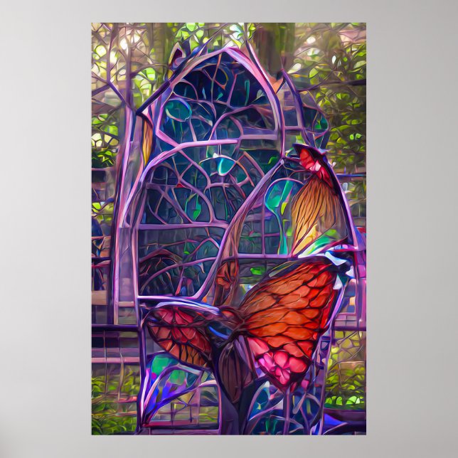 Poster Stained Glass V1 (Frente)