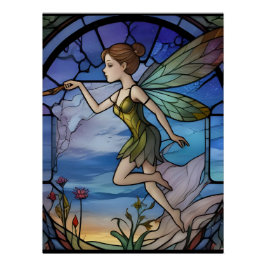 Pôster Stainglass Fairy