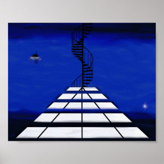 Pôster Stair para Onde