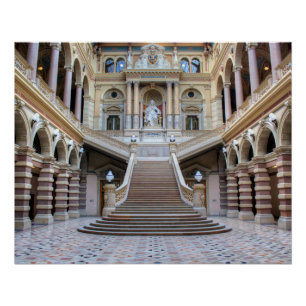 Pôster Staircase In Justizpalast, Viena Áustria