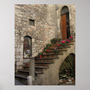 Poster Stairway em Assisi