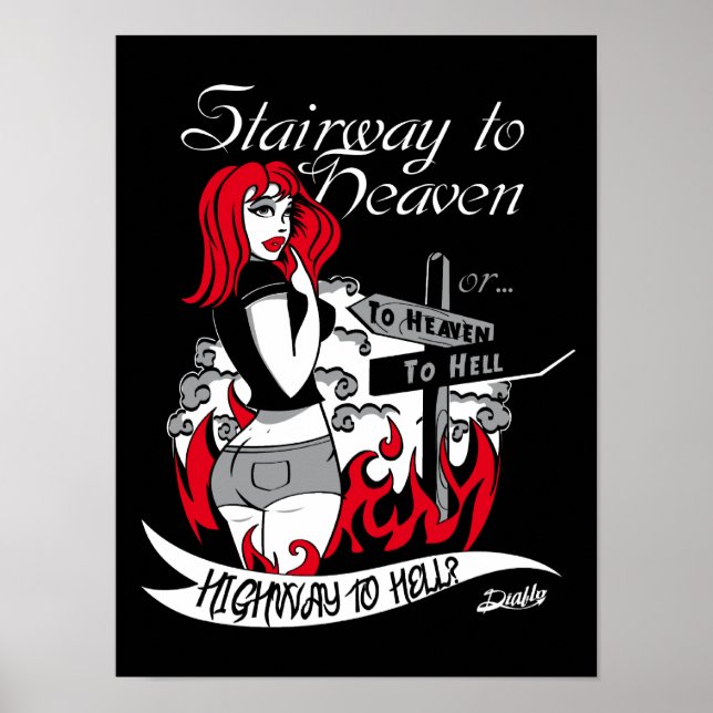 poster staIrway para o inferno (Frente)