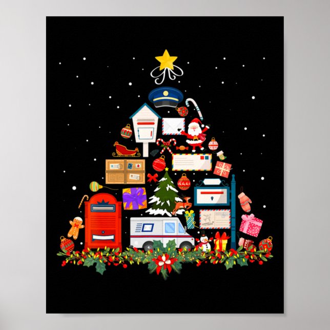 Poster Stal Service Christmas Tree Ornament Tree Xmas 2  (Frente)