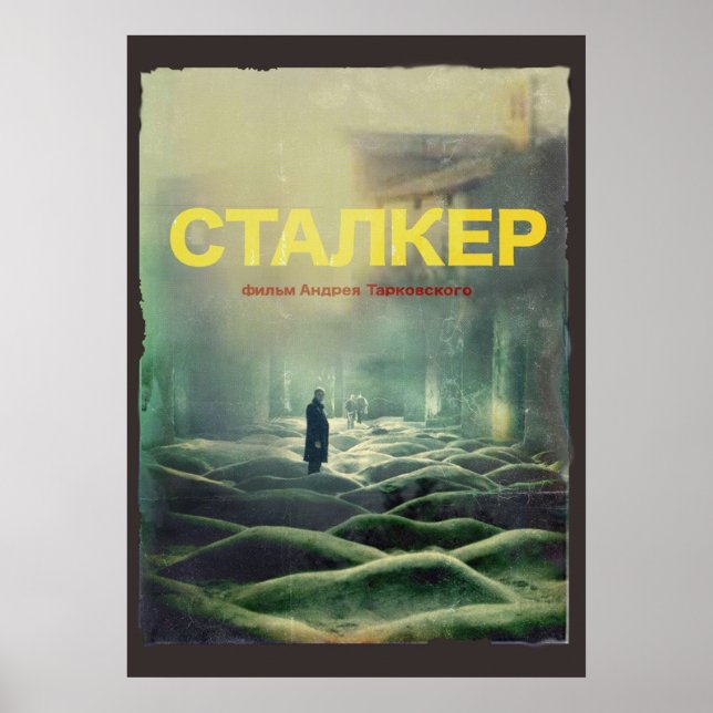 Poster STALKER a film by Andrei Tarkovsky  Fan Art (Frente)