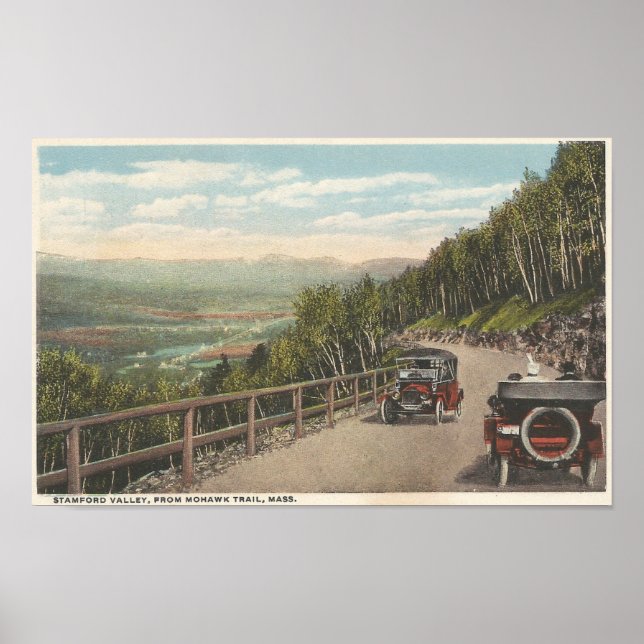 Poster Stamford Valley de Mohawk Trail, Massachusetts (Frente)