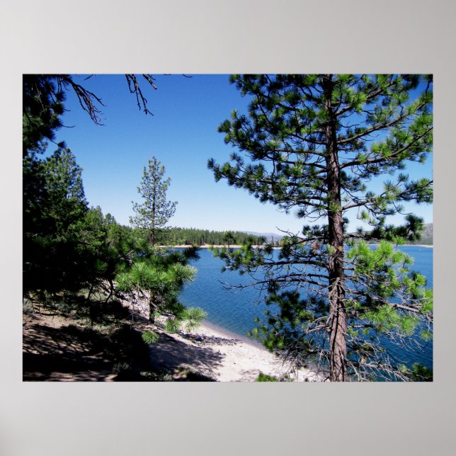 Poster Stampede Reservoir - Tahoe National Forest (Frente)