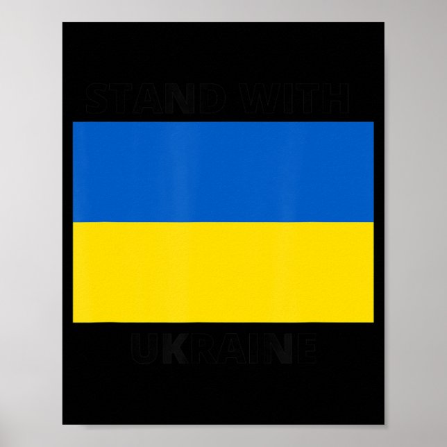 Poster Stand with Ukraine  (Frente)