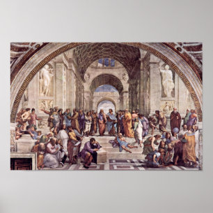 Pôster Stanza Della Signatura No Vaticano Do Papa Jul