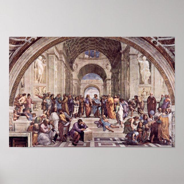 Pôster Stanza Della Signatura No Vaticano Do Papa Jul (Frente)