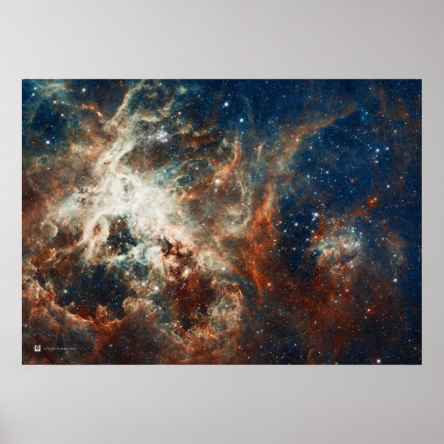 Poster Star Fatory 30 - Telescópio Espacial Hubble da NAS (Frente)