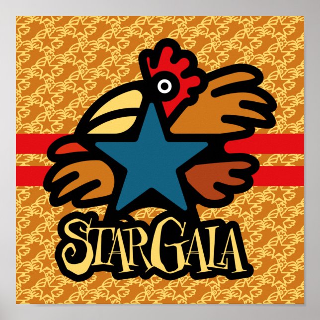 POSTER STAR GALA /ESTRELLA GALLO  BY MASANSER PIXELAT (Frente)