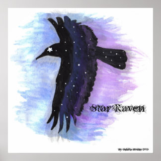Poster Star Raven, Por Felicia Boites