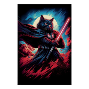 Pôster Stardust Samurai   Guerreiro de Gato Cósmico