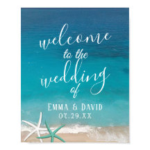 Starfish Beach Wedding Welcome