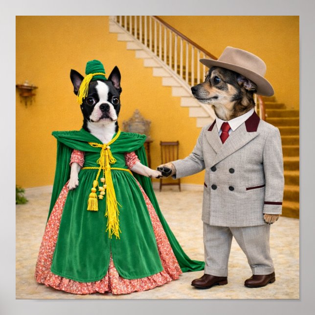 Poster "Starlett O'Hara & Ratt Butler" (Frente)