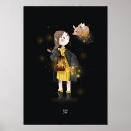 Poster STARLIGHT PIG de Alexandra Dikaia