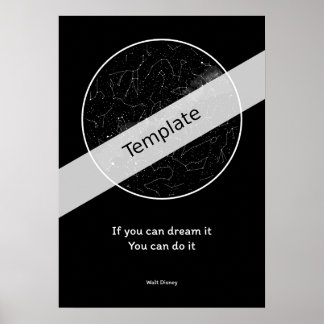 Poster StarMap360 - Mapa do céu personalizado A2