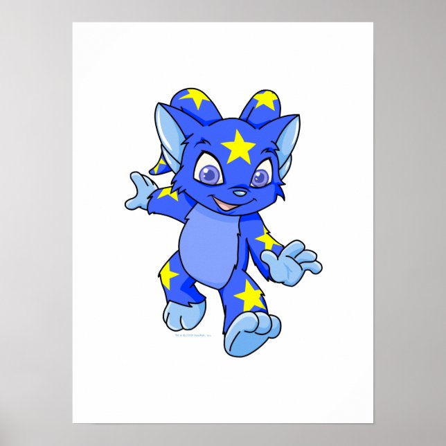 Pôster Starry Acara empolgado (Frente)