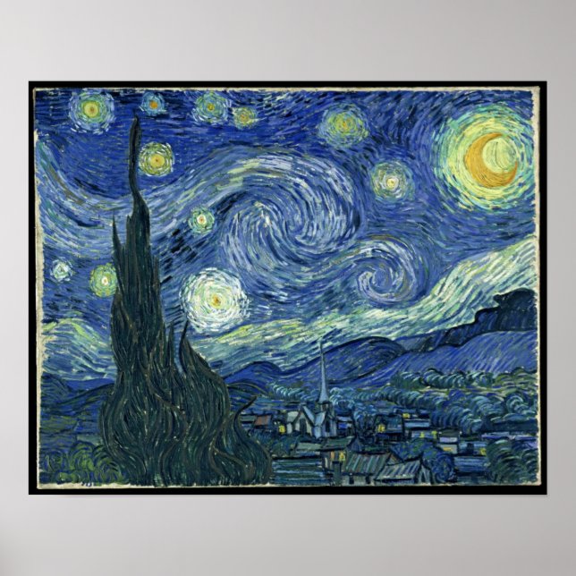 Pôster Starry Night (Frente)