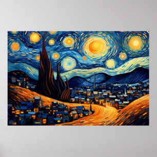 Poster Starry Night