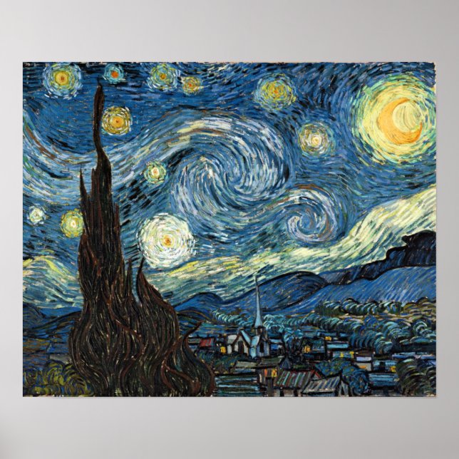 Pôster Starry Night (Frente)