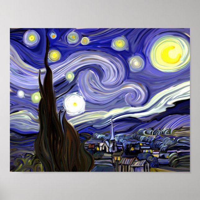 Poster Starry Night (Frente)