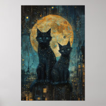 Starry Night Cats