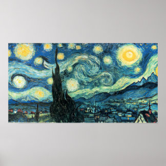 Poster Starry Night, mas é maior