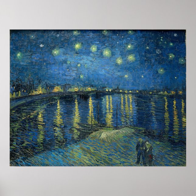 Poster Starry Night Over the Rhone (Frente)