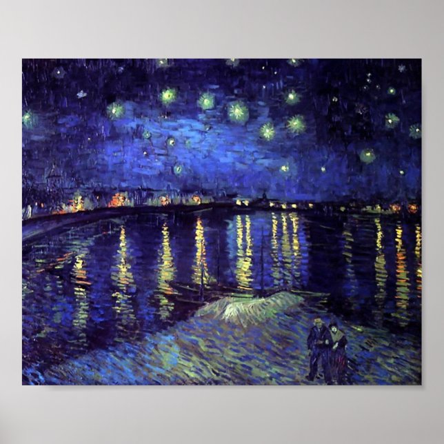 Poster Starry Night Over the Rhone (Frente)