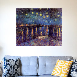 Poster Starry Night Over the Rhone, por Vincent van Gogh
