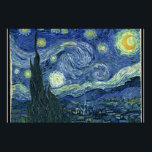 Poster "Starry Night" por Vincent Van Gogh<br><div class="desc">Todos deveriam ter uma pequena arte em suas paredes :)</div>