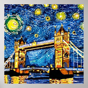 Poster Starry Starry Night London Inglaterra