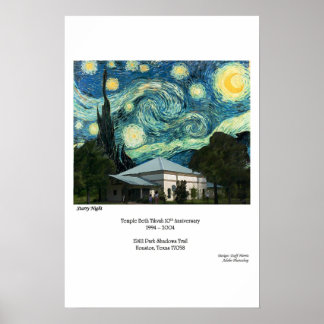 Poster Starry Starry TBT Night